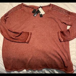 Woman’s NWT beaded long sleeve t-shirt